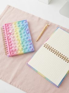 Colorful Unicorn Poppit Diary