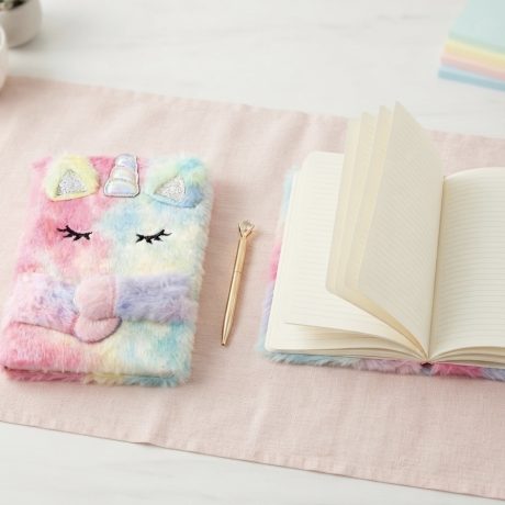 Cute Hello Kitty Fur Diary