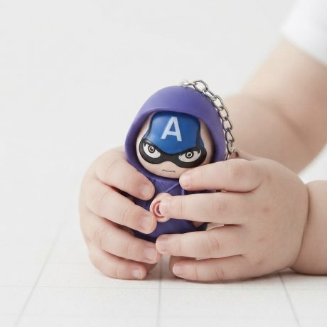 Face Changing Character Keychain (Captain America)