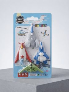 Flying Card Erasers