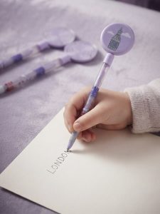 London Maze Push LED Pencil with Labyrinth game